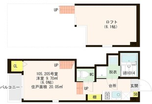 シャイニングレイ和白の物件間取画像